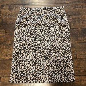 Athena Marie Animal Print Pencil Skirt - Size XL